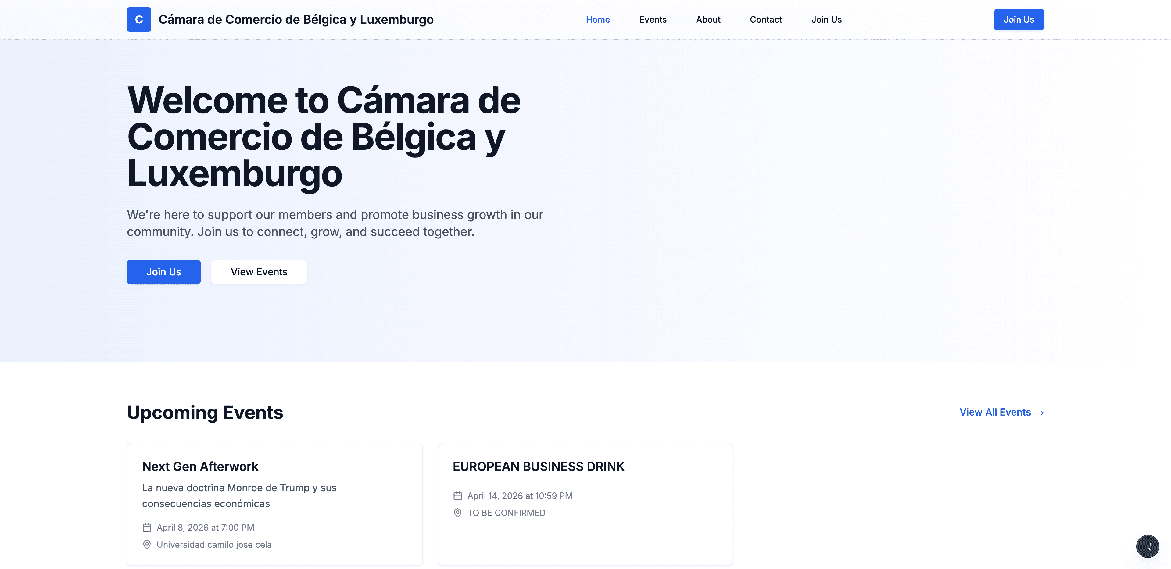 Professional Chamber Website Out of the Box